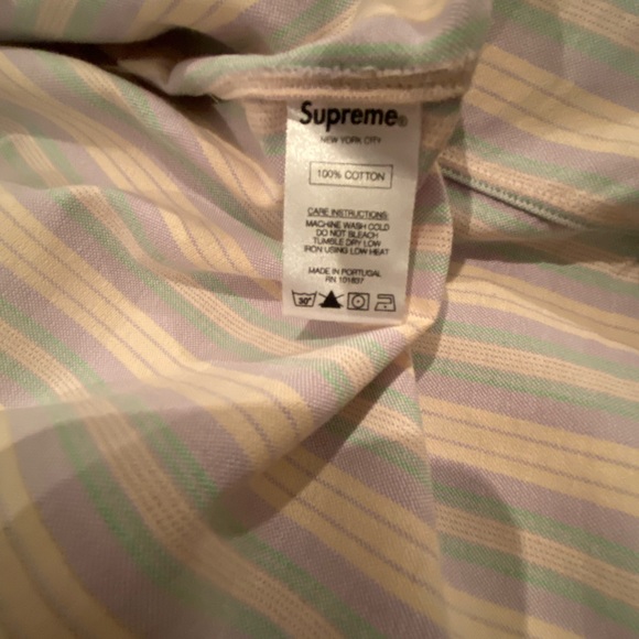 Supreme Long Sleeve Button Up Shirt - Men - Size Large - Picture 3 of 4